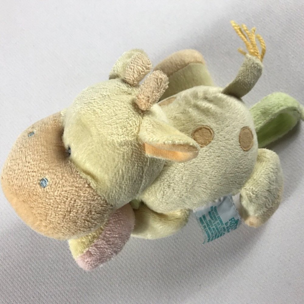 Russ Baby Giraffe‎ Pull Rainbow Musical Rock A Bye Baby Plush Toy Stuffed Animal